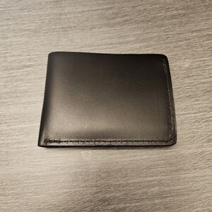 Portland Leather Goods Black Bifold Wallet